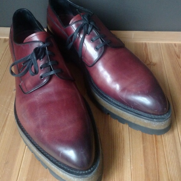 Pre-owned Men's PRADA Cordovan Shoes Calature Uomo